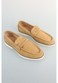 Resim Bisse Erkek Süet Loafer Camel Ayakkabı Ayk25y25004 D70 