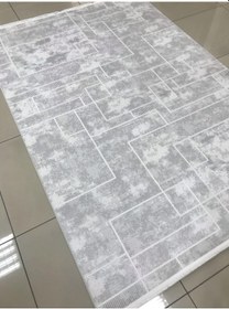 Resim Merinos Halı Vega 73928 062 Serisi Akrilik Salon Oturma Yatak Odası Halısı Gri 