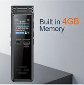 Resim Topshop1 128gb Ses Kaydedici Metal Kasa 4gb Hafıza Taşınabilir Gürültü Azaltma Mp3 Çalar 