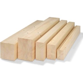 Resim ECS Ahşap Ladin Kereste Taslak Çıta Blok Planyalı Tahta 