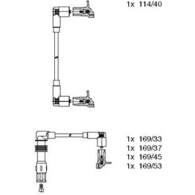 Resim Buji Kablosu Takım Polo4 1.4 16v-afh 036905409 