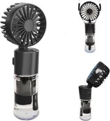 Resim STOREMAX BRFShop Elle Tutulabilir Taşınabilir Buharlı Vantilatör Mini Fan – 4 Hız Ayarı, Şarjlı, Mi 