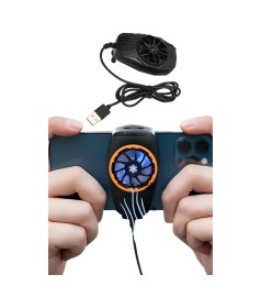 Resim Telefonu Soğutma Fanı Radyatör Mobil Cihazlara Uyumlu Soğutucu 