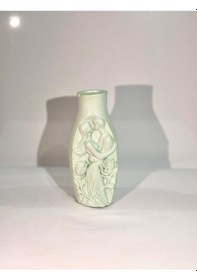 Resim Romantik Vazo-el Yapımı Romantik Vazo Turkuaz 