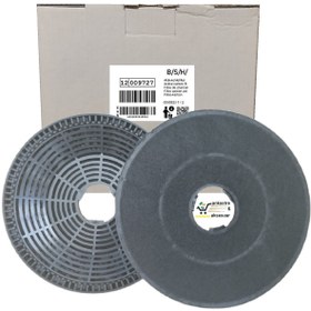 Resim Bosch DWK65AD20R/05 Davlumbaz Karbon Filtre DWA0LK6A 2li 1Takım Bacasız Aspiratör Kömür Filtresi 