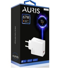 Resim Auris ARS-CH36 67W Usb-a Salise Sayar Hızlı Şarj Aleti Başlık 