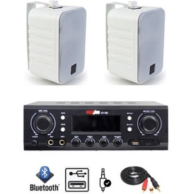 Resim Lastvoice Wall Small Paket-1 Hoparlör ve Anfi Ses Sistemi Seti 