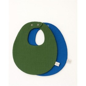 Resim Oval 2'li %100 Pamuk Müslin Bebek Önlüğü / Yakalık / Salya Önlüğü 