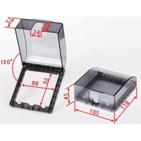 Resim Toko Shop Su Geçirmez Priz Koruyucu Kapak 