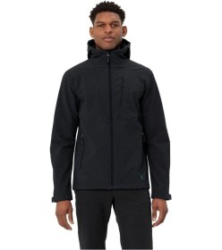 Resim Standart Vaude Cyclone Kapüşonlu Softshell Erkek Ceket 46387 Black 
