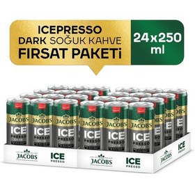 Resim Jacobs Icepresso Dark 250 Ml Soğuk Kahve X 24 Adet Hazır 