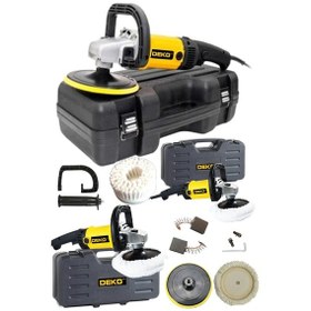 Resim Deko Turkey Profesyonel Dkt1400 1400 W 180 MM 6 Kademeli Zımpara Pasta Cila Ve Polisaj Makinesi + Fırça 