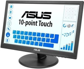 Resim ASUS KURUMSAL VT169HE 15.6 IPS 1920x1080 5ms 60Hz 220cd HDMI VGA VESA 3YIL 10 PARMAK DOKUNMATIK, EYECARE Monitör 