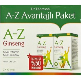 Resim Dr.thomson A-z Ginseng 2x30 Tablet- Avantajlı Paket 