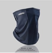 Resim Fochsia Fanghu Erkek Kadın Bisiklet Tam Yüz Maskesi Derin Mavi Nefes Alabilir Hafif Yazlık Outdoor 