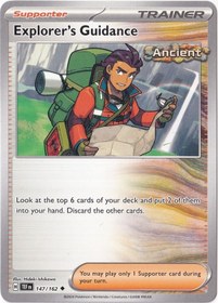 Resim Explorer's Guidance 147/162 - Temporal Forces - Pokemon Kartı Mint 