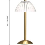 Resim Bronz Kablosuz Masa Lambası Usb Şarj Edilebilir Dokunmatik Diğer 