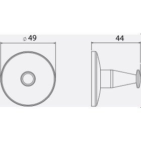 Resim Serel Lale Tekli Banyo Askısı 140101007 Krom 