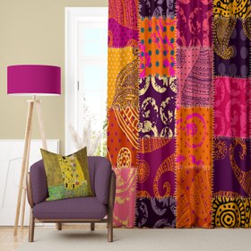 Resim Patchwork Perde 