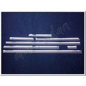 Resim Markadan Vw T6 Transporter Uzun Şasi Çift Sürgülü Krom Yan Kapı Ç 