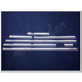 Resim Markadan Vw T6 Transporter Uzun Şasi Çift Sürgülü Krom Yan Kapı Ç 