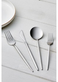 Resim Apricot Faro 24 Parça 6 Kişilik Çatal Kaşık Bıçak Kutulu 