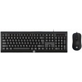Resim Hp Km100 Kablolu Klavye Mouse Set İngilice Q Optik 