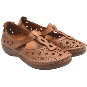 Resim Kadın Comfort Deri Sandalet Taba 25190242y Taba 