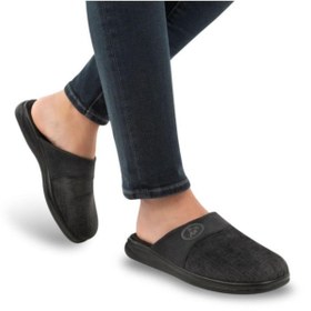 Resim Muya Ruby 32801-001 Erkek Kışlık Ev Terliği Siyah 40-45 