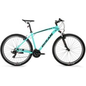 Resim BİSAN MTX 7100 DAĞ BİSİKLETİ 39,5 CM V 26 JANT 21 VİTES TURKUAZ SİYAH 