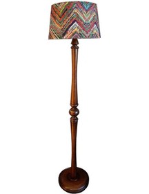 Resim Masif Torna Ayak,Zigzag Desen Lambader,Abajur,Köşe Aydınlatması 