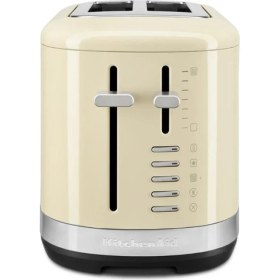 Resim Kitchenaid Manuel Kontrollü 2 Dilim Ekmek Kızartma Makinesi Almond Cream 5KMT2109 