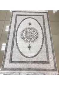 Resim Merinos Halı Elegance 73941 097 Serisi Akrilik Salon Oturma Yatak Odası Halısı Gri 