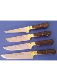 Resim Sürmene Cumhur Çelik Mutfak Kasap Kurban Bıçağı 4'Li Set-- 