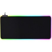 Resim Jeehugo Rgb Işıklı Büyük Boy Oyun Mouse Padı - 900x400x4mm, Usb Plug & Play, 8 Işık Efekti, Kaymazsız Kauçuk Taban, Dayanıklı Oyuncu Mouse Matı 
