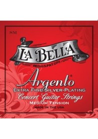 Resim La Bella Klasik Gitar Teli Sm-argento Medium Tansiyon 
