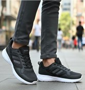 Resim Wickers Erkek Spor Ayakkabı Siyah Beyaz Günlük Ortopedik Hafif Sneaker Ayakkabı 2456 