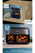 Resim Philips Drmz Versuni 3000 Serisi En Hızlı Airfryer Çift Hazneli,Rapid Air Plus Teknolojisi,9 Litre ,2750 Wat 