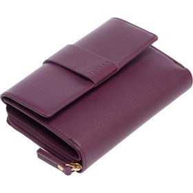 Resim Mor Deri Kadın Cüzdan - S1CB00005813-A89 