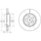 Resim Delphi BG3720 Ön Fren Diski Aynası Havalı Honda Civic 06-12 Crv 02-06 Civic 1.6 2016-FC Kasa 282X5 45251SMGG10 