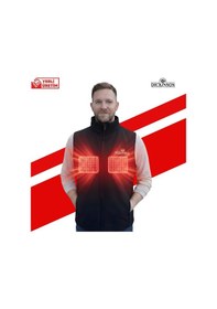 Resim Dickinson Softshell Isıtmalı Yelek Siyah 