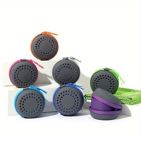 Resim Yaz Serinletici Spor Havlusu, Hızlı Kuruyan Ter Emici Buz-Sıcak Banyo Havlusu, Dış Mekan Koşu ve Fitness Cep Bileklikli Kurulama Havlusu 