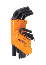 Resim Rico D13-Rc2899 9 Parça Allen Anahtarı Seti- Düz Kısa Alyan Takım N11.9640 