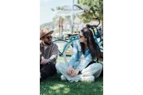 Resim Bisan Sorrento Şehir Bisikleti 44 cm V 26 Jant 3 Vites Bebek Mavisi Silver 