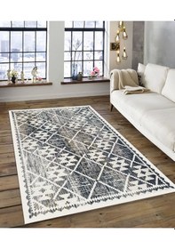 Resim Dijidekor Işıltı Koleksiyonu Model170 Süngerli Dijital Baskılı Saçaksız Mutfak Halısı Yolluk 