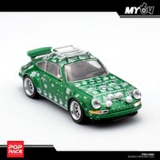 Resim pop race 1 Pop Race1/64 Porsche 964 Singer 911 2023 Merry Christmas Limited Edition 