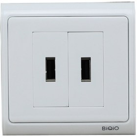 Resim Duvar Prizi - 2 X Usb 2.0 - Klemensli 