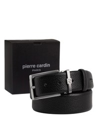 Resim Pierre Cardin Deri Erkek Kemer En 3,5 Cm Pc100f Siyah - Floater 