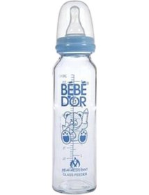 Resim Bebedor Orta Akış Isıcam Biberon (250 ML) / Mavi 
