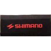 Resim Shimano Bisiklet Reflektörlü Kadro Koruyucu Ve Zincir Koruyucu Kırmızı Kadro Koruma Kılıfı 